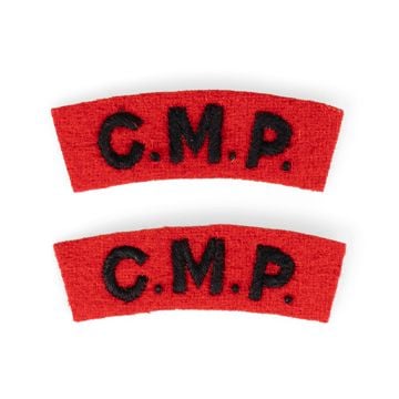 This view shows the front of the CMP - Corps of Military Police. Thumbnail.