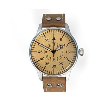 Ailager® German Luftwaffe Aviator Service Watch - The Beobachtungsuhr - Brown