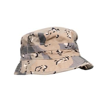 This view shows the Cotton Bucket Hat - Blue Chocolate Chip Camo. Thumbnail