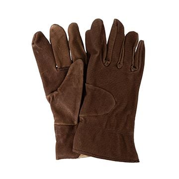 This view shows the front of the Czech Army Ladies Leather Gloves. Thumbnail.