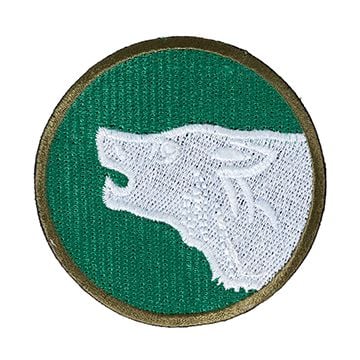 This view shows the front of the divisional patch. Thumbnail.