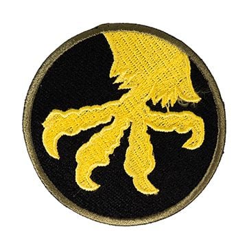 This view shows the back of the divisional patch.