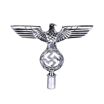 Wehrmacht Eagle Pole Top - Silver Cross