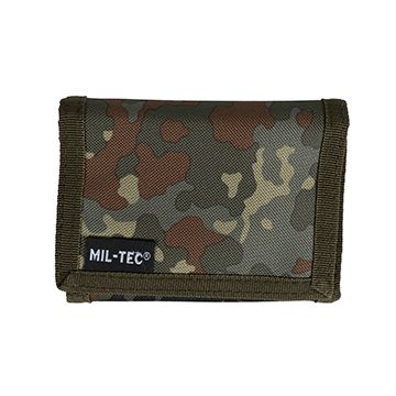 Flecktarn Camouflage Wallet with Security Chain