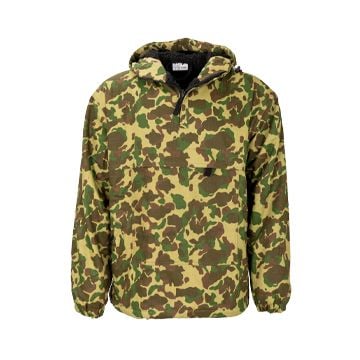 This view shows the front of the Fleece Lined Winter Anorak - US Frog Camo. Thumbnail