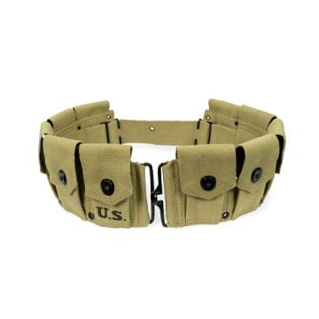 This view shows the front of the Garand Belt. Thumbnail.