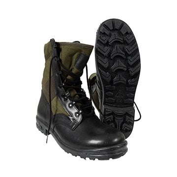 This view shows the front of the jungle boot. Thumbnail.
