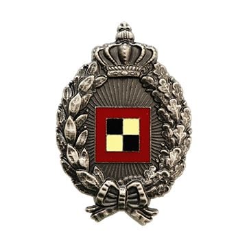 This view shows the front of the badge. Thumbnail. 