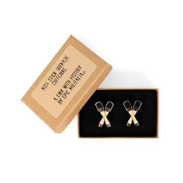 This view shows the German M24 Stick Grenade Cufflinks. Thumbnail.