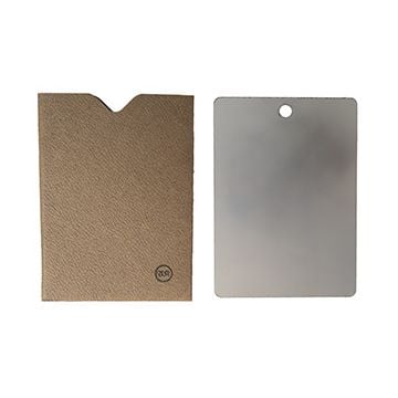 This view shows the front of the pocket mirror. Thumnbail.