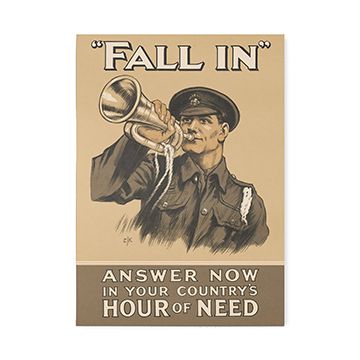 Hour of Need - WW1 British Poster