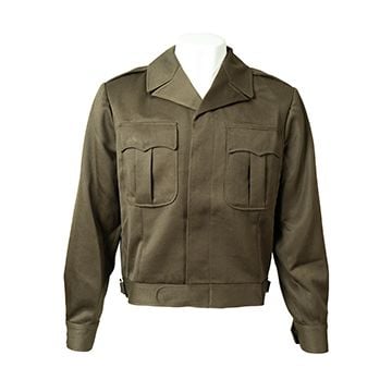 This view shows the front of the ike jacket. Thumbnail.