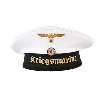 Kriegsmarine EM Sailors Cap - White