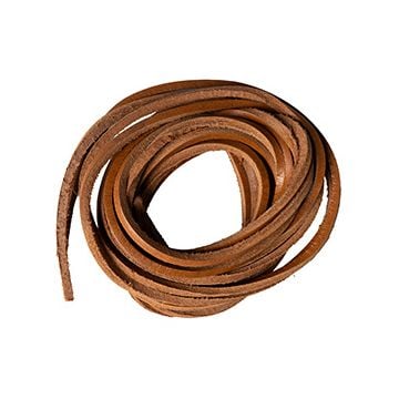 This view shows the Leather Boot Laces in a bundle. - TN