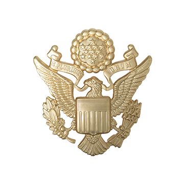 This view shows the front of the badge. Thumbnail.