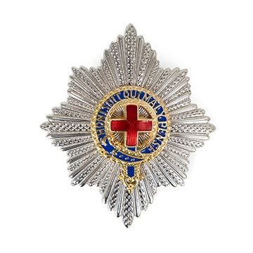 This view shows the front of the medal. Thumbnail.