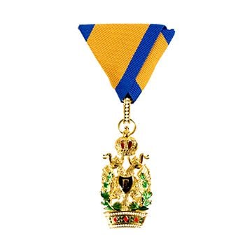 Austrian Order of the Iron Crown Knight III Class with War Decoration with Swords
