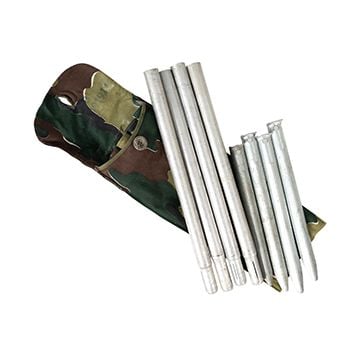 Original Belgian Army Tent Poles - Jigsaw Camo