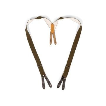 Original BW German Army Suspenders in Olive Drab main image thumbnail