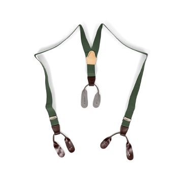 Original Czech M60 Army Suspenders in Olive Drab main image thumbnail