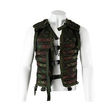 This view shows the front of the Original Dutch Molle Vest. Thumbnail.