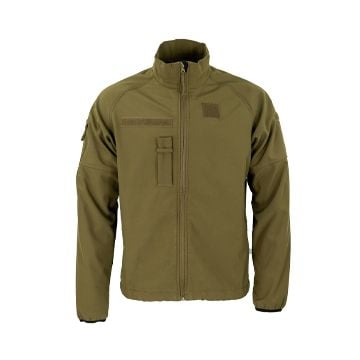 This view shows the front of the Original Dutch Army Softshell Jacket - Olive. Thumbnail