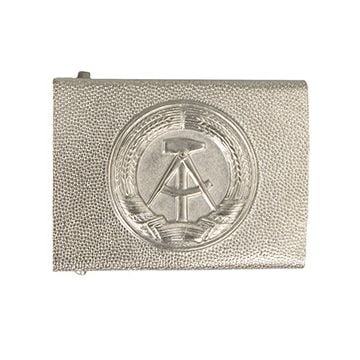 This view shows the front of the Original East German NVA DDR Belt Buckle Like New. Thumbnail.