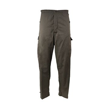 This view shows the front of the Original East German NVA DDR Combat Field Trousers - Grey. thumbnail.