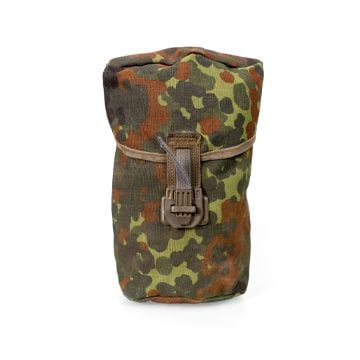 This view shows the front of the Original German Water Canteen Pouch - Flecktarn Camo. Thumbnail