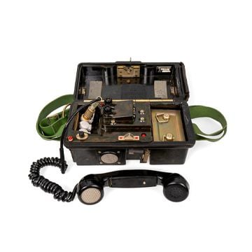 Original NVA Cold War Era Field Telephone