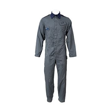 This view shows the front of the Original RAF Worker Overalls - Grey Blue. Thumbnail.