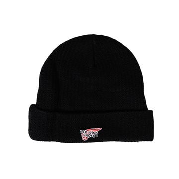 This view shows the front of the beanie. thumbnail.