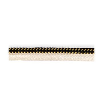 This view shows the close up of the Original WW2 Officers Black & Gold Cap Piping Cord. Thumbnail.