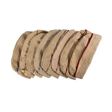 This view shows the Original WW2 Era US Army Overseas Khaki Garrison Caps - 53cm. Thumbnail.