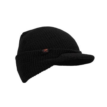 Rothco Watch Jeep Cap With Brim - Black