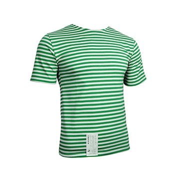 Russian Border Force Telnyashka Short Sleeve T-Shirt - Green Stripes