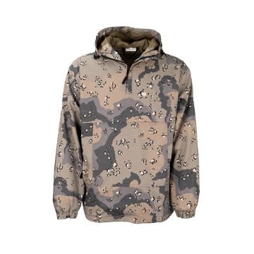 Cotton Lined Summer Anorak - Blue Chocolate Chip Camo