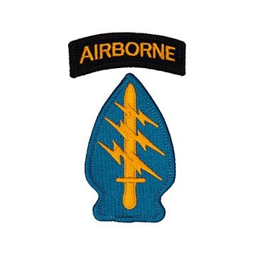 This view shows the front of the badge.