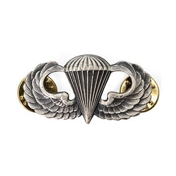 This view shows the front of the Pin badge. Thumbnail.