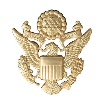 This view shows the front of the badge. Thumbnail.