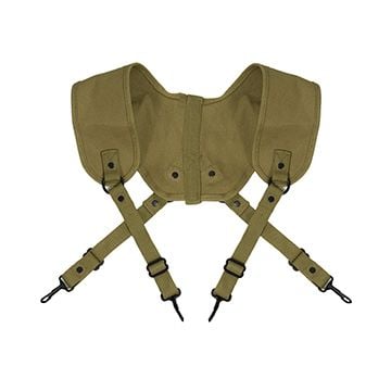 This is a front view of the WW2 US Medic Suspenders. - Thumbnail