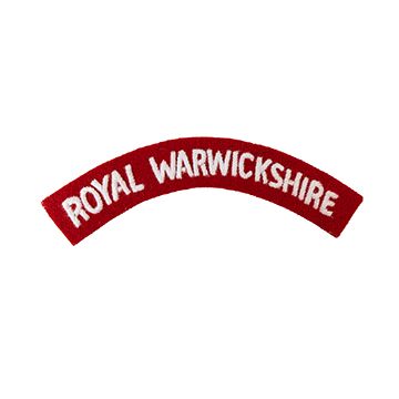 Royal Warwickshire Shoulder Titles Thumbnail