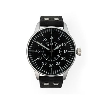 Ailager® German Luftwaffe Aviator Service Watch - The Beobachtungsuhr - Black