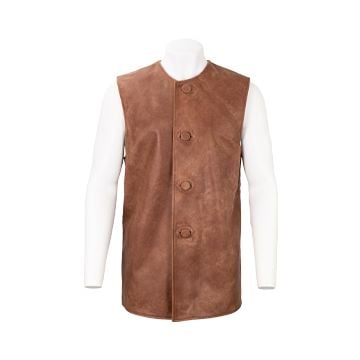 The view shows the front of the WW1 British Leather Jerkin. Thumbnail