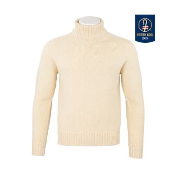 WW2 British 100% Wool Navy/RAF Jumper - Ecru