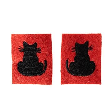 This view shows the front of the badges.