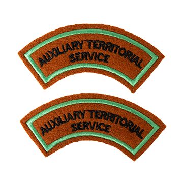 This view shows the front of the badges.
