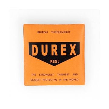 Image showing WWII British Durex Prophylactics packaging with text. Thumbnail