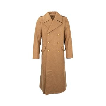 This view shows the front of the WW2 British Overcoat. Thumbnail.