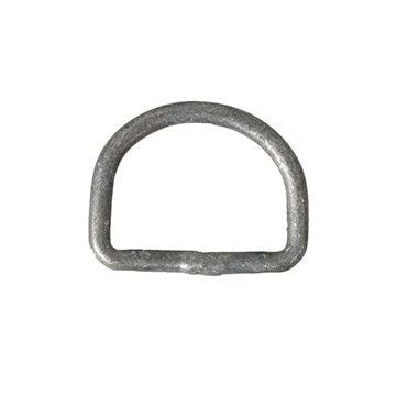 WW2 German 25mm D-Ring - Aluminium (Silver)